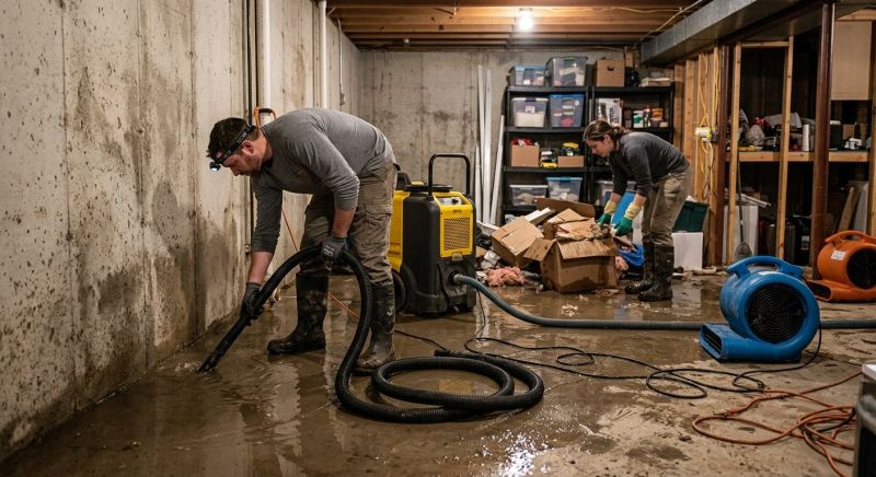 Basement Water Cleanup in Phoenix, AZ