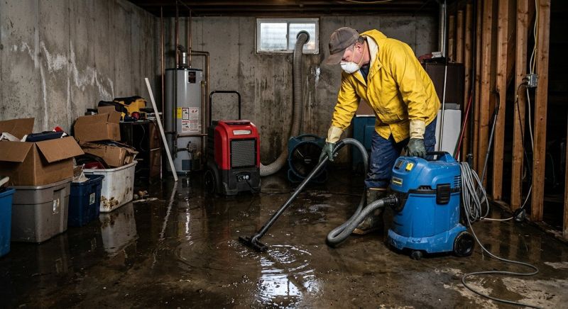 Basement Water Cleanup in Mesa, AZ