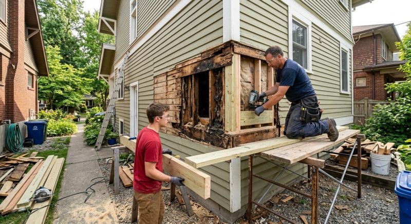 Dry Rot Repair in Roswell, GA