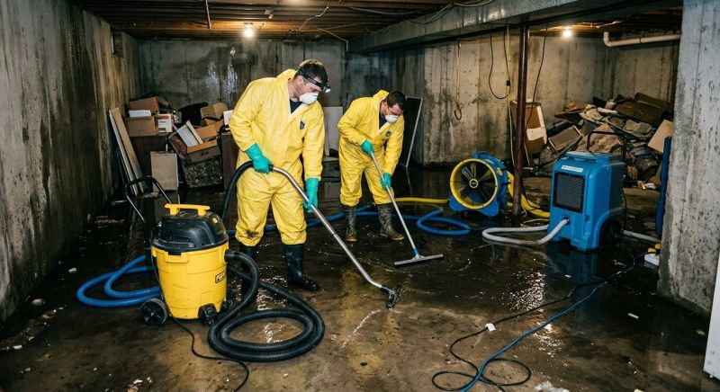 Basement Water Cleanup in Chandler, AZ