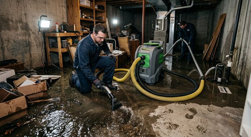 Basement Water Cleanup in Mesa, AZ