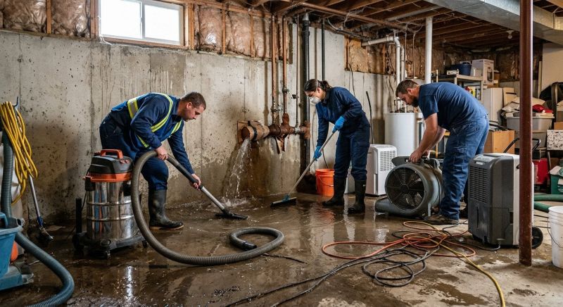 Basement Water Extraction in Chandler, AZ