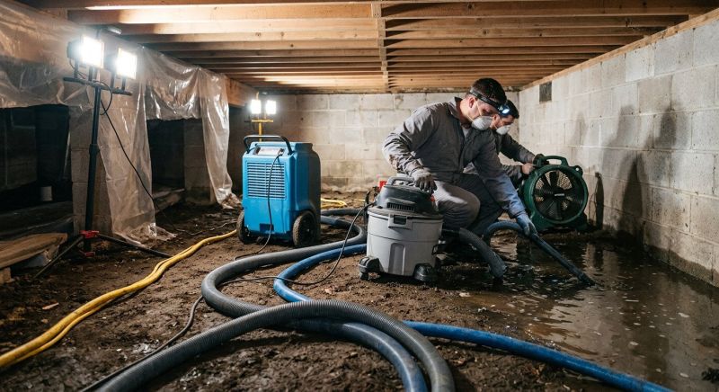 Basement Water Extraction in Chandler, AZ