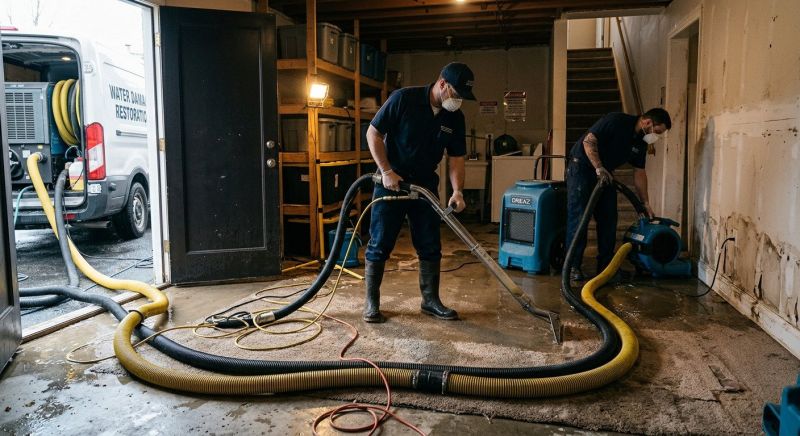 Basement Water Extraction in Mesa, AZ