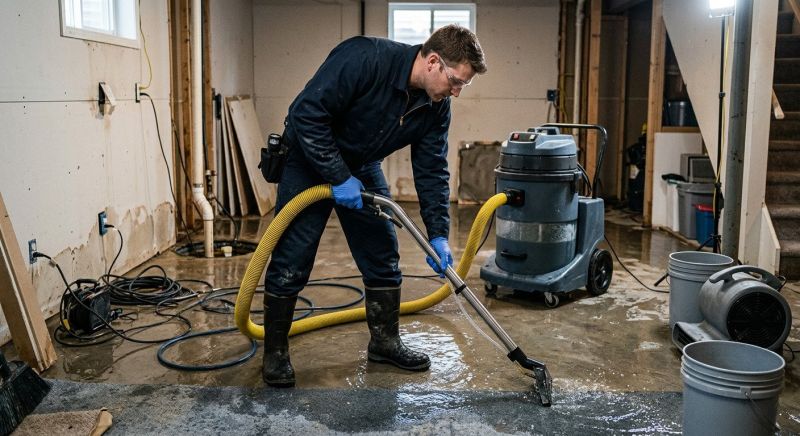Basement Water Extraction in Scottsdale, AZ