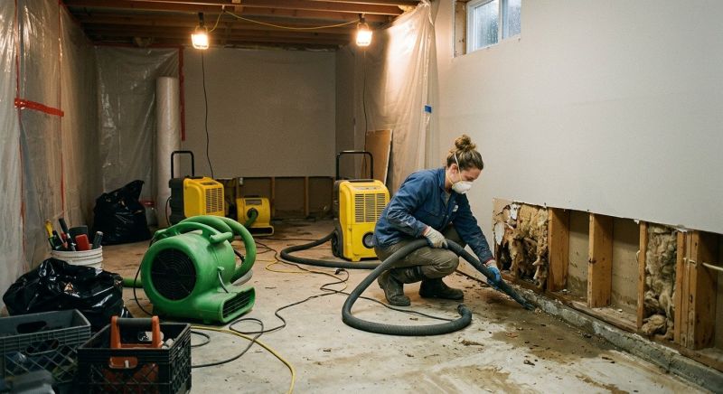 Basement Water Mitigation in Scottsdale, AZ