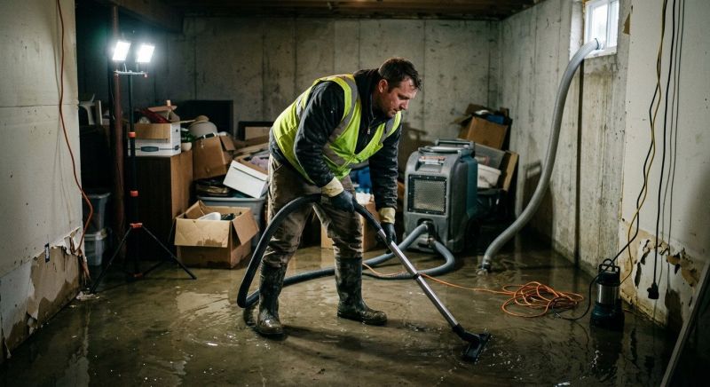 Basement Water Mitigation in Mesa, AZ