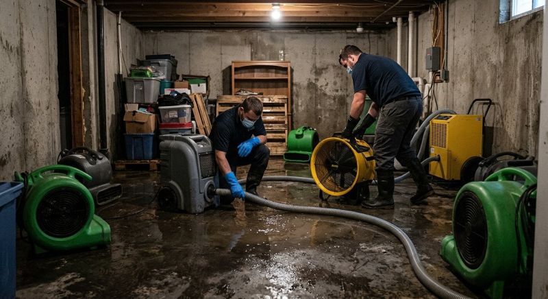 Basement Water Removal in Chandler, AZ