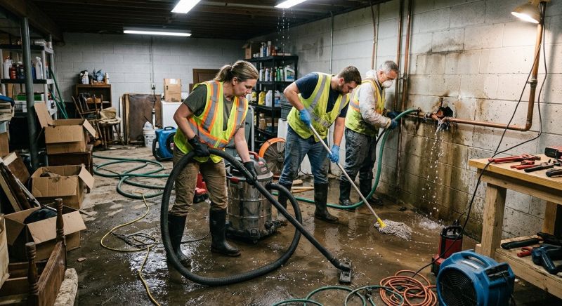 Burst Pipe Cleanup in Phoenix, AZ