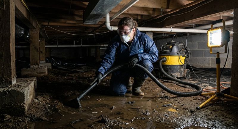 Crawl Space Water Remediation in Phoenix, AZ