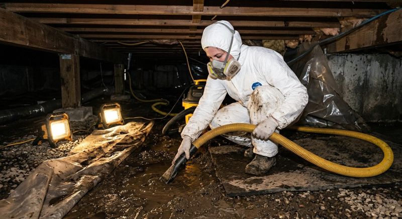 Crawl Space Water Remediation in Scottsdale, AZ