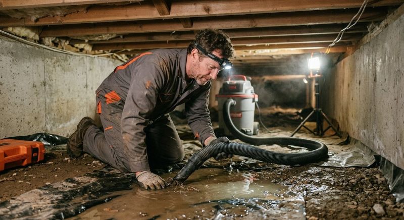 Crawlspace Water Cleanup in Scottsdale, AZ