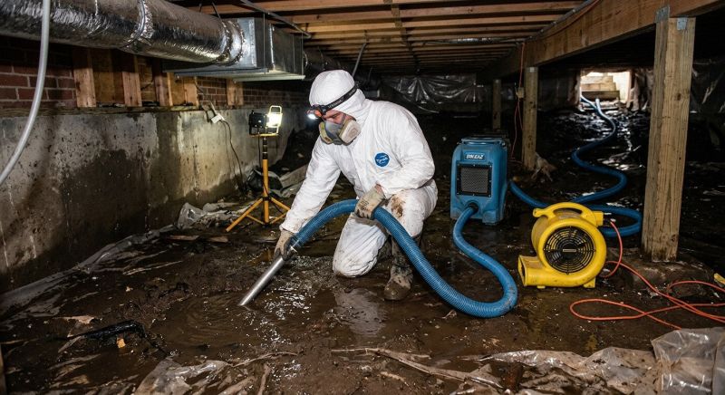Crawlspace Water Restoration in Chandler, AZ