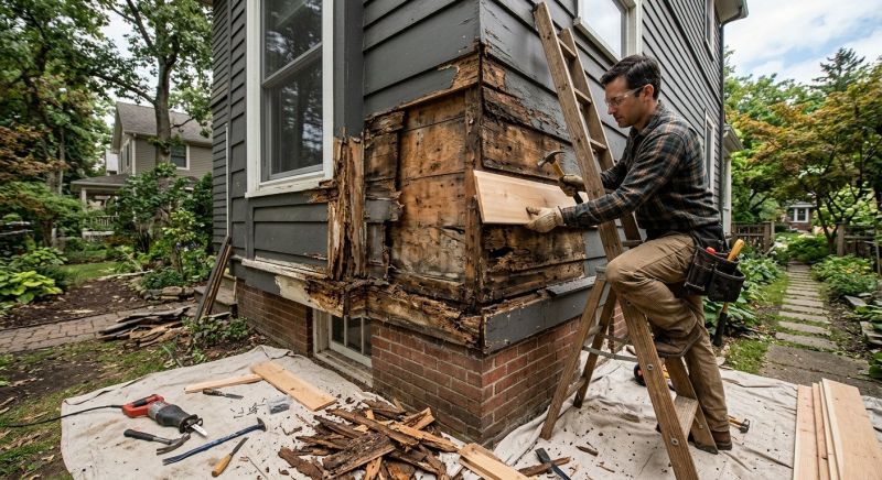 Decayed Wood Replacement in Olathe, KS