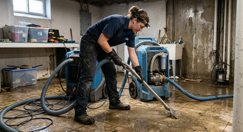 Emergency Water Damage Cleanup in Mesa, AZ