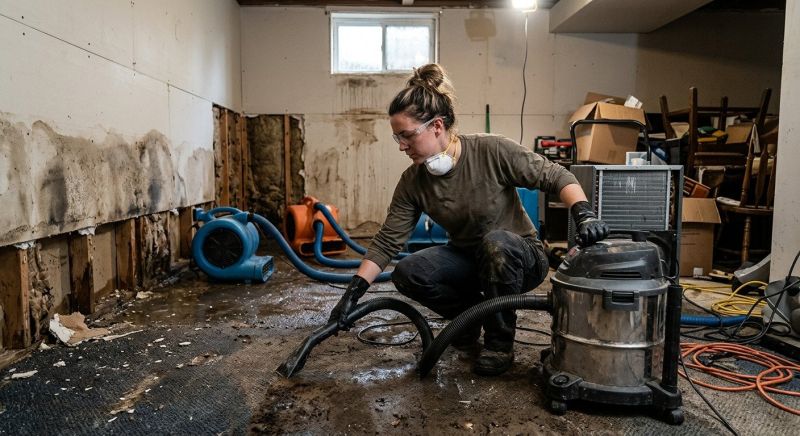 Flooded Basement Cleanup in Chandler, AZ