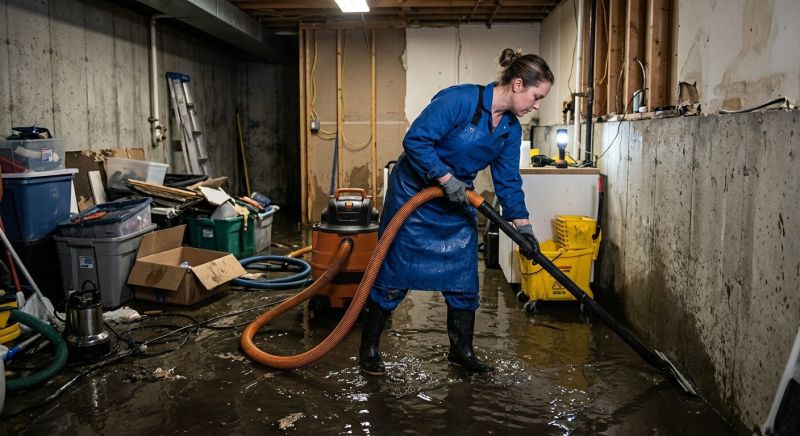 Flooded Basement Cleanup in Scottsdale, AZ
