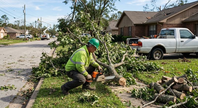 Storm Damage Cleanup in Mesa, AZ