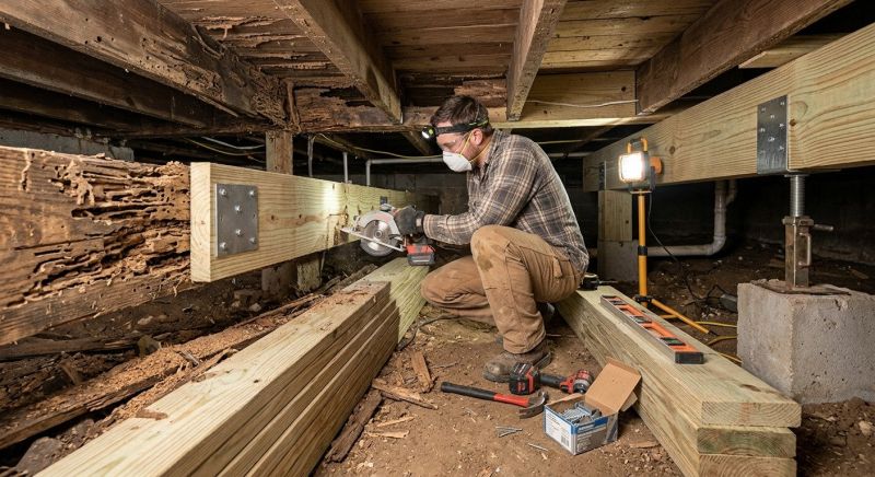 Termite Damage Restoration in Roswell, GA