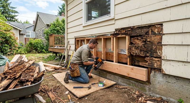 Wood Rot Removal in Littleton, CO